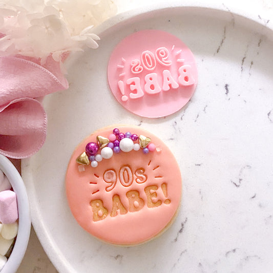 90's Babe - Fondant Stamp
