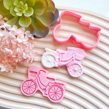 "Bicycle" - Cookie Cutter & Stamp