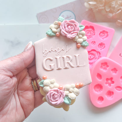"Baby Girl" - Pop Stamp Plate