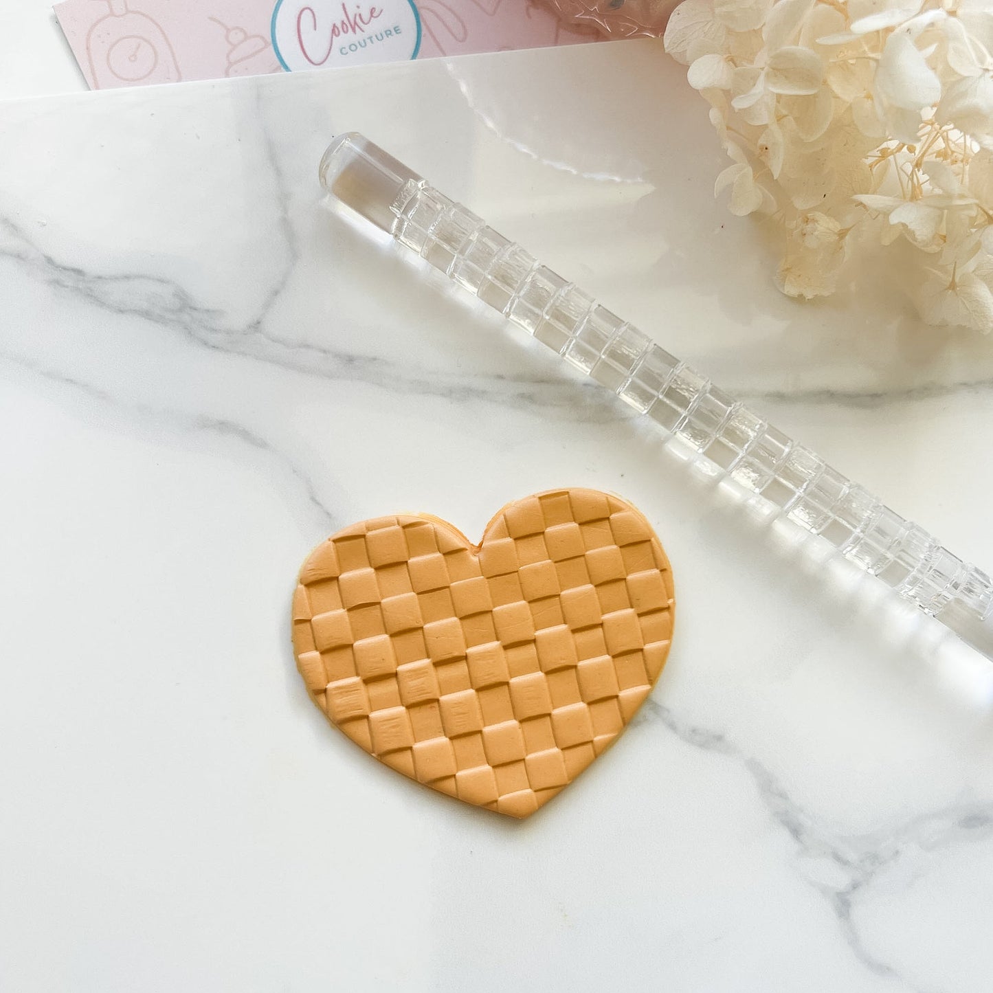 "Checkered" - Acrylic Texture Roller