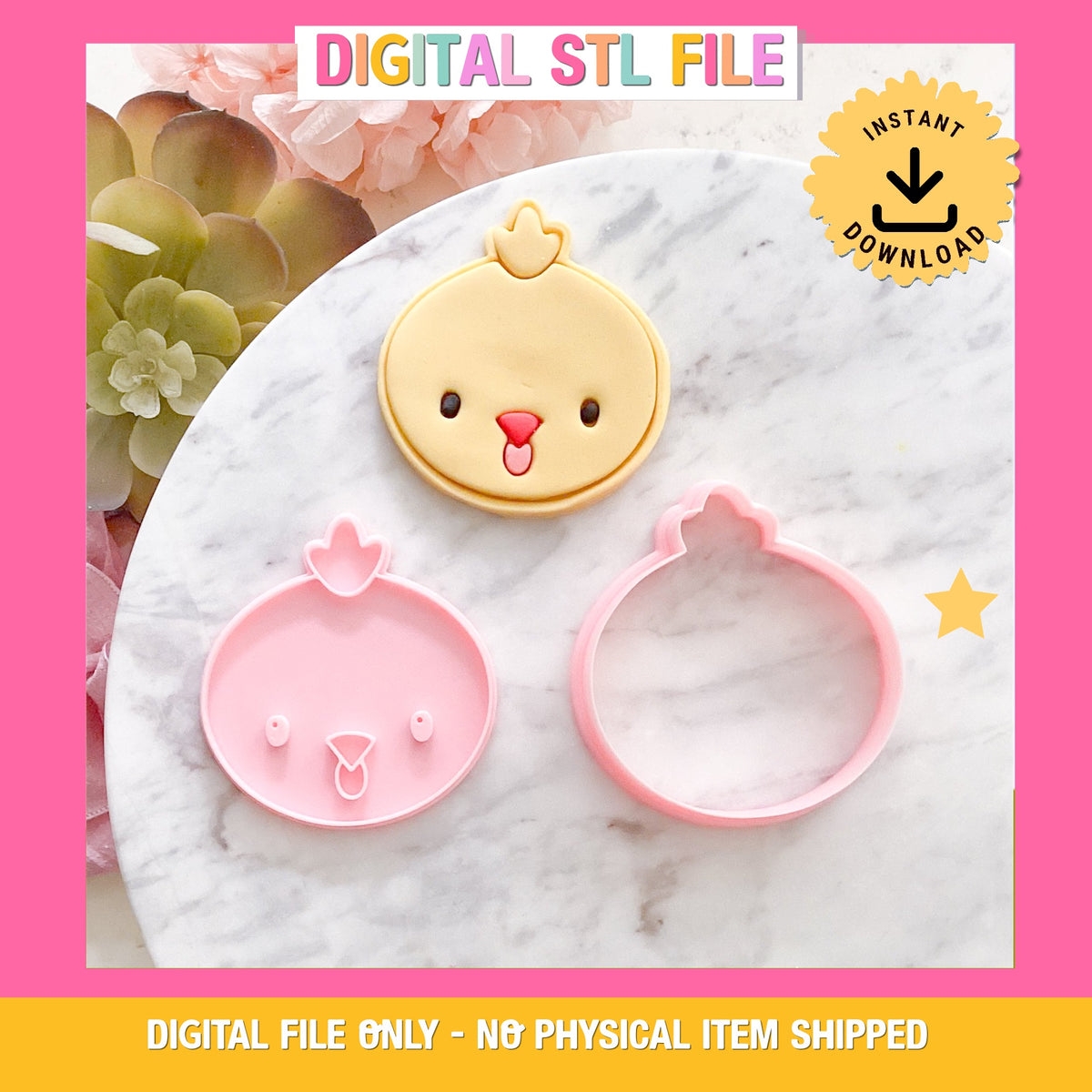 Baby Chick Cookie Cutter & Stamp