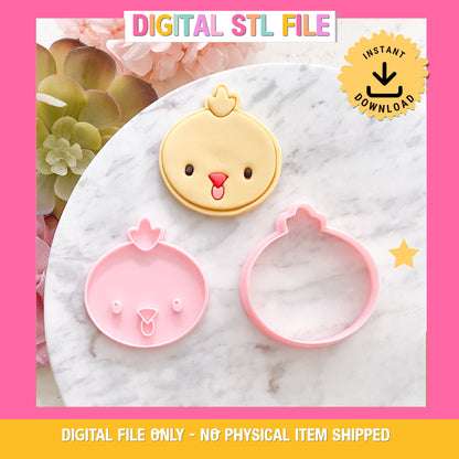 Baby Chick Cookie Cutter & Stamp