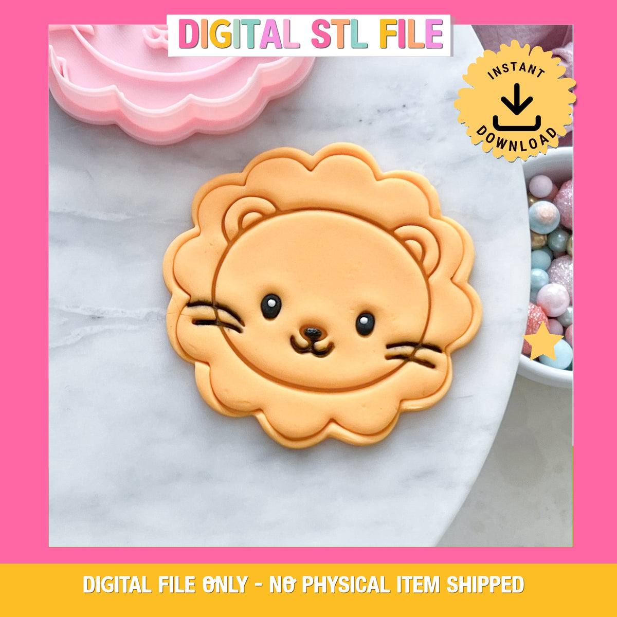 "Baby Lion" - Cookie Cutter & Stamp