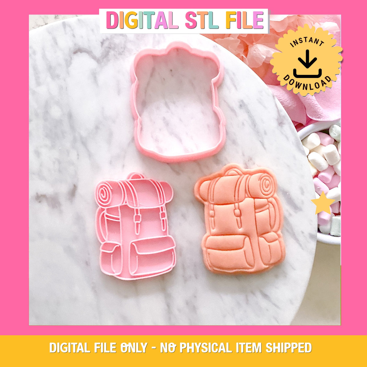 "Backpack" - Cutter & Stamp Set