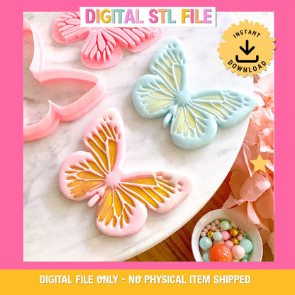 "Beautiful Butterfly" - Cookie Cutter & Stamp