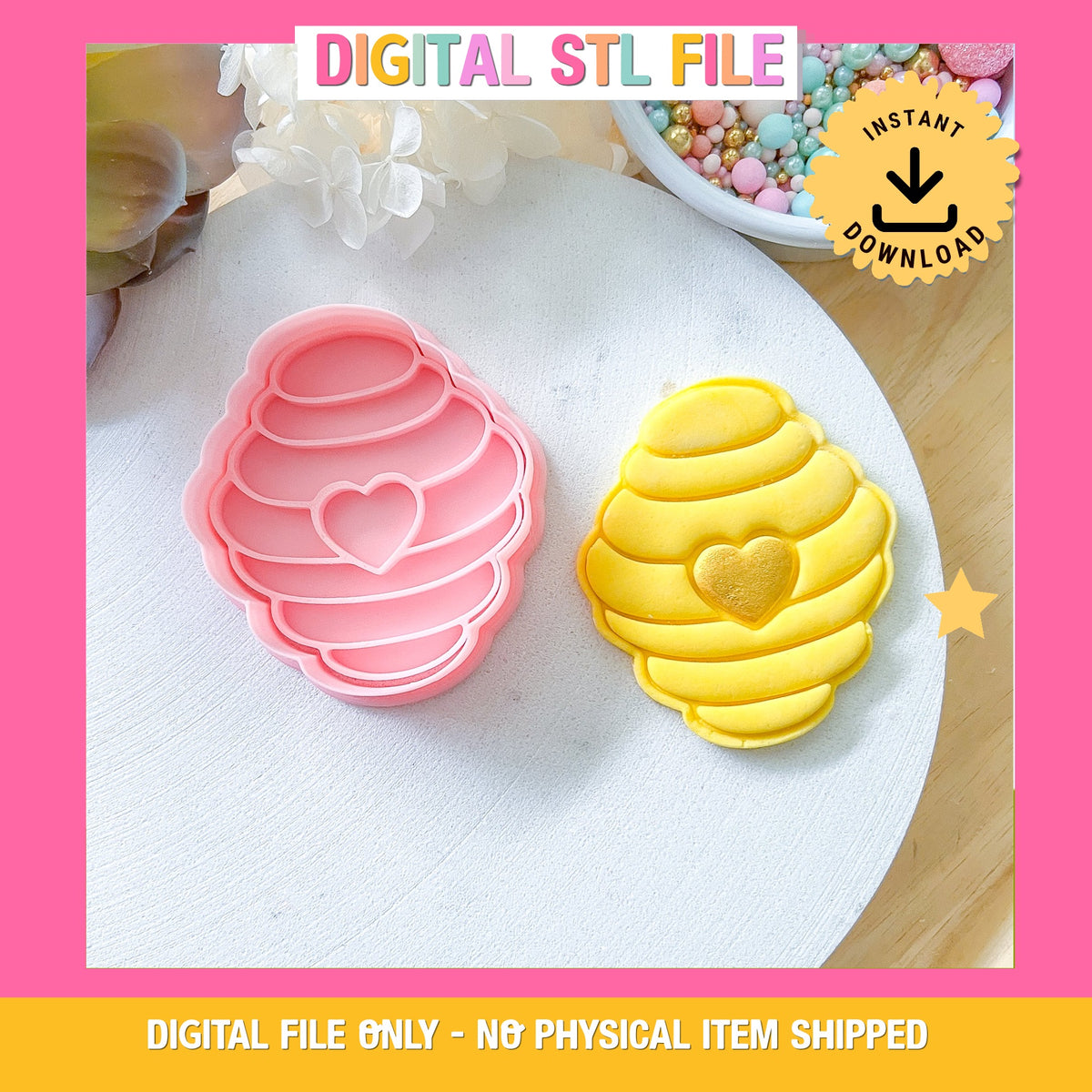 "Bee Hive" - Cookie Cutter & Stamp