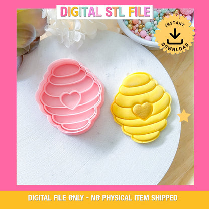 "Bee Hive" - Cookie Cutter & Stamp