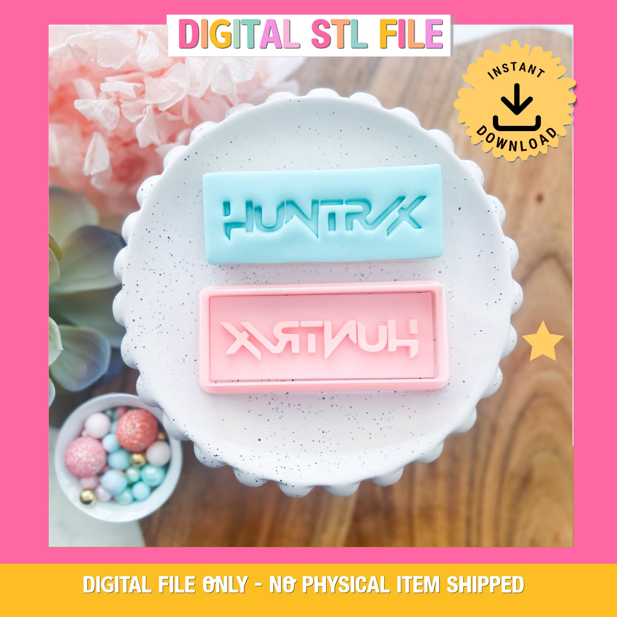 "Huntrix" Cookie Cutter & Stamp