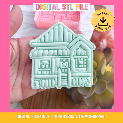 "Bluey's House" - Cookie Cutter & Stamp