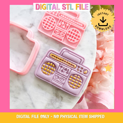 Boom Box - Cutter & Stamp Set