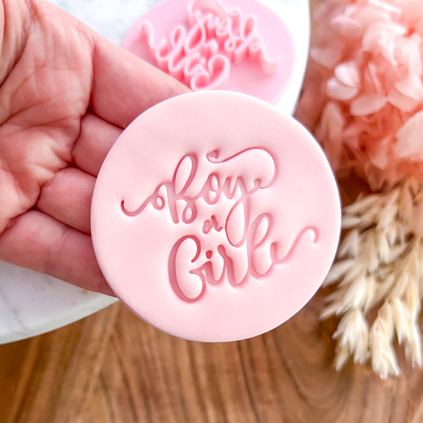 Boy Or Girl - Fondant Stamp