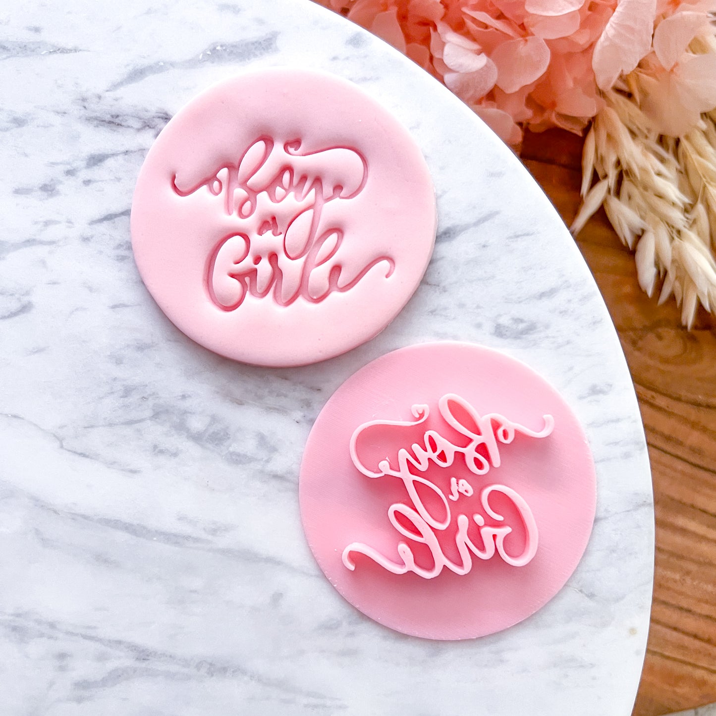 Boy Or Girl - Fondant Stamp