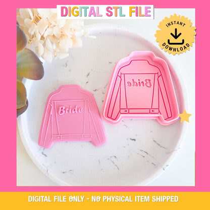 "Bride Jacket" - Cookie Cutter & Stamp