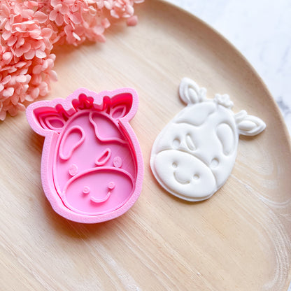 "Baby Cow" - Cookie Cutter & Stamp