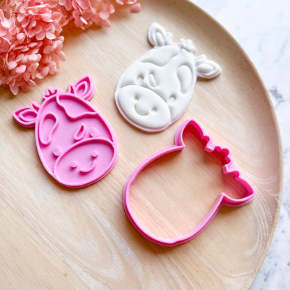 "Baby Cow" - Cookie Cutter & Stamp