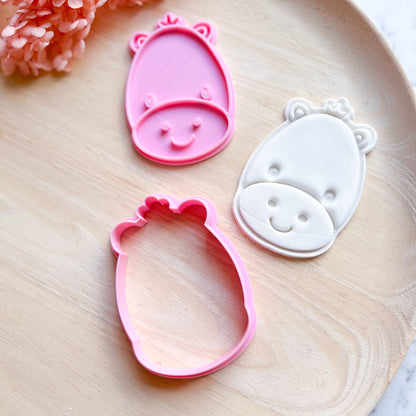 “Baby Hippo" - (SECONDS SALE) Cookie Cutter & Stamp