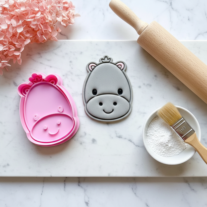 "Baby Hippo" - Cookie Cutter & Stamp
