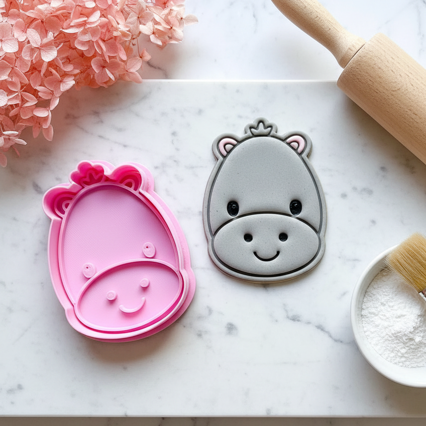 "Baby Hippo" - Cookie Cutter & Stamp