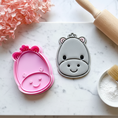 "Baby Hippo" - Cookie Cutter & Stamp