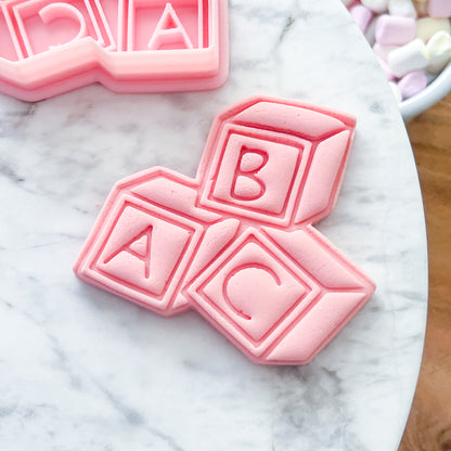 "Stacked Baby Blocks”- Cookie Cutter & Stamp