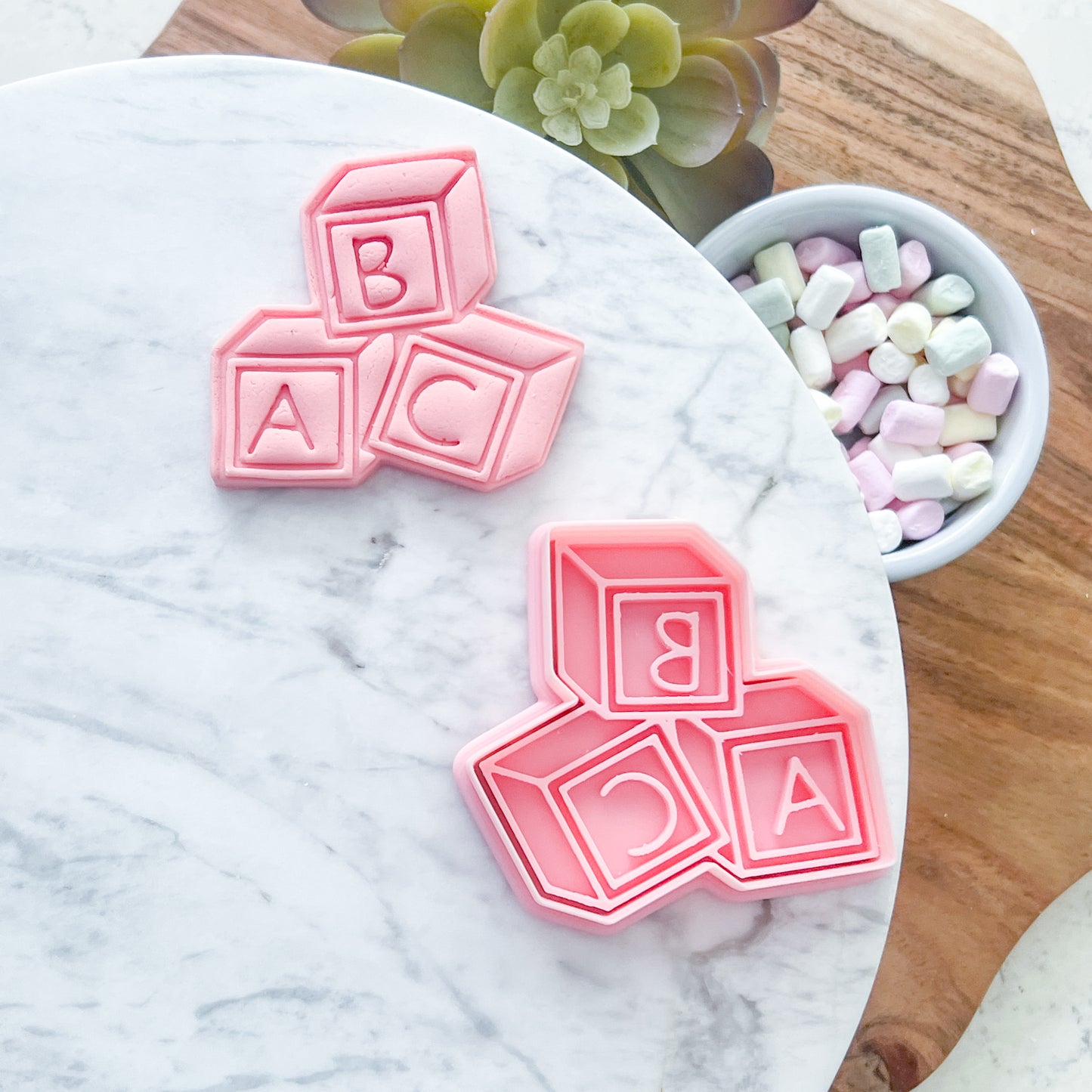 "Baby Blocks”- Cookie Cutter & Stamp