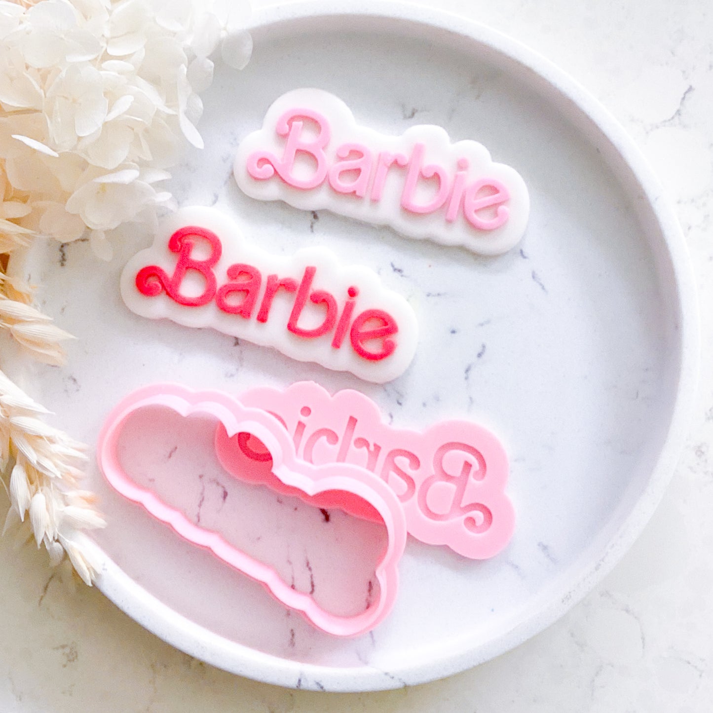 "Barbie Logo" - Cookie Cutter & Stamp
