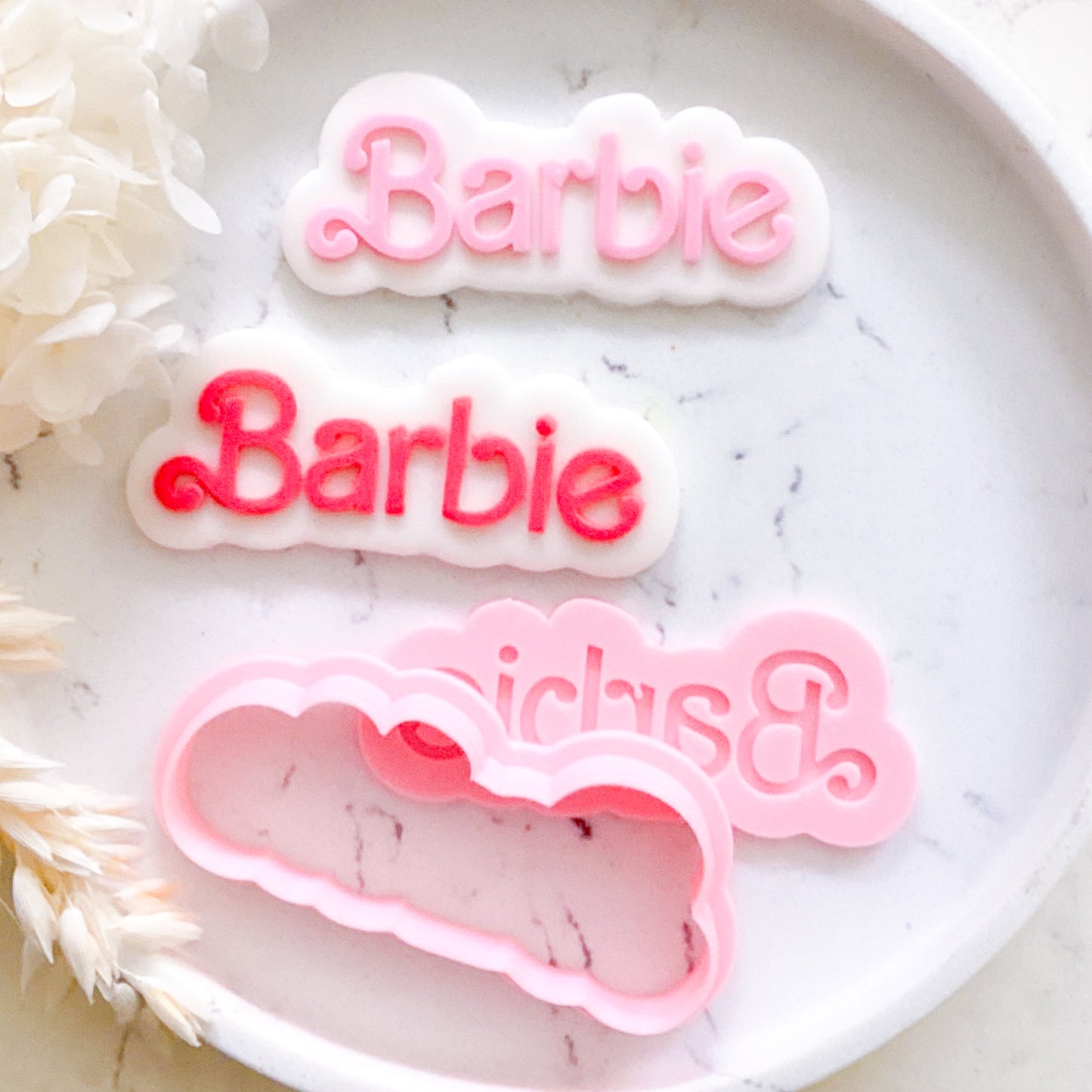 "Barbie Logo" - Cookie Cutter & Stamp