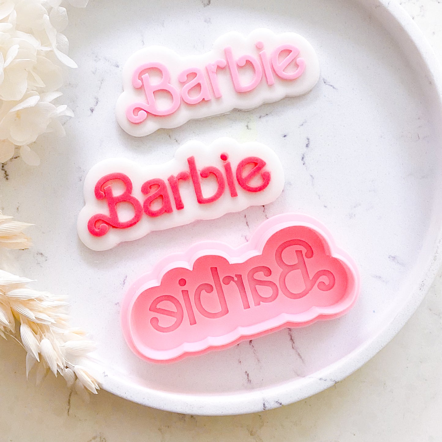 "Barbie Logo" - Cookie Cutter & Stamp