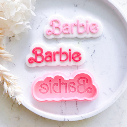 "Barbie Logo" - Cookie Cutter & Stamp