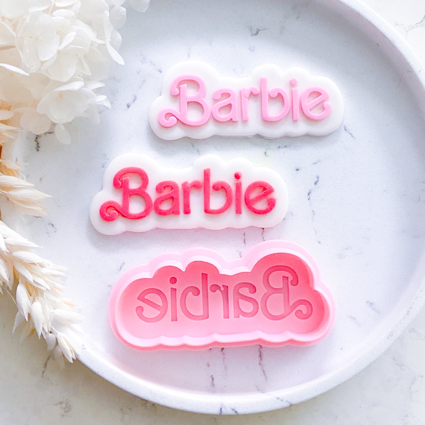 "Barbie Logo" - Cookie Cutter & Stamp
