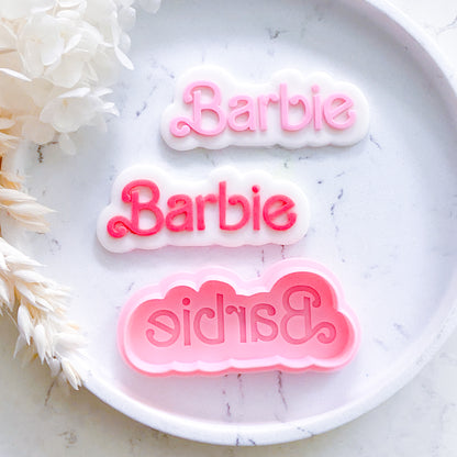 "Barbie Logo" - Cookie Cutter & Stamp
