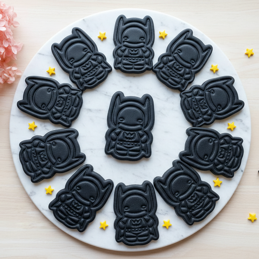 Batman Cookie Cutter & Stamp