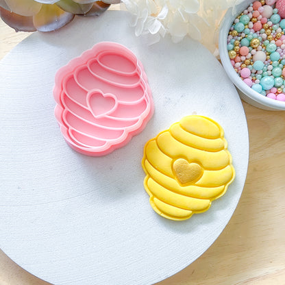 "Bee Hive" - Cookie Cutter & Stamp