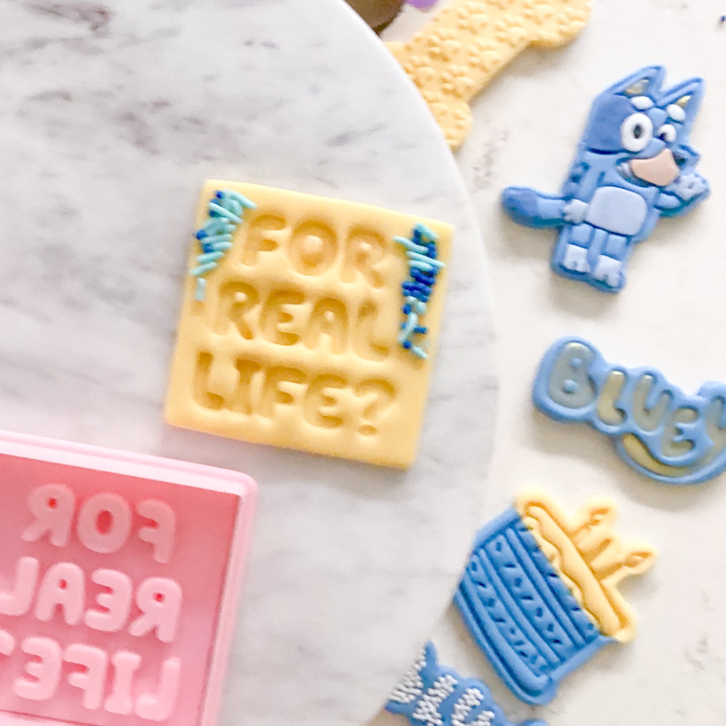 "For Real Life?" - Cookie Cutter & Stamp