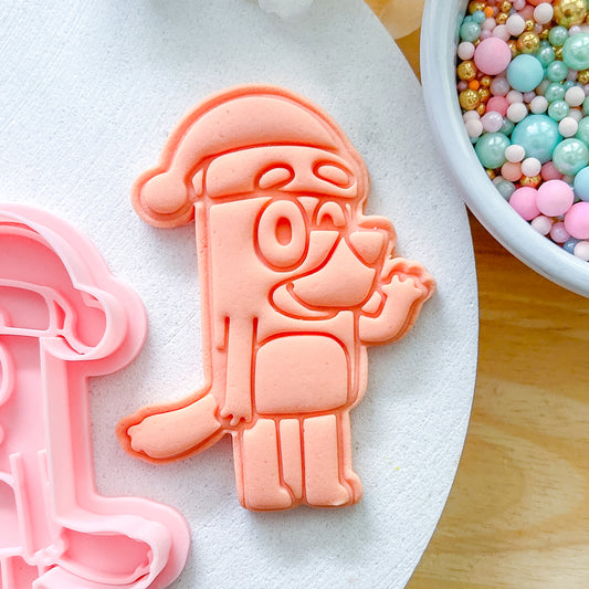 "Christmas Bluey" - Cookie Cutter & Stamp