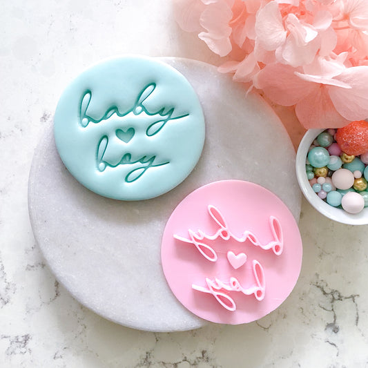 Baby Boy - Fondant Stamp
