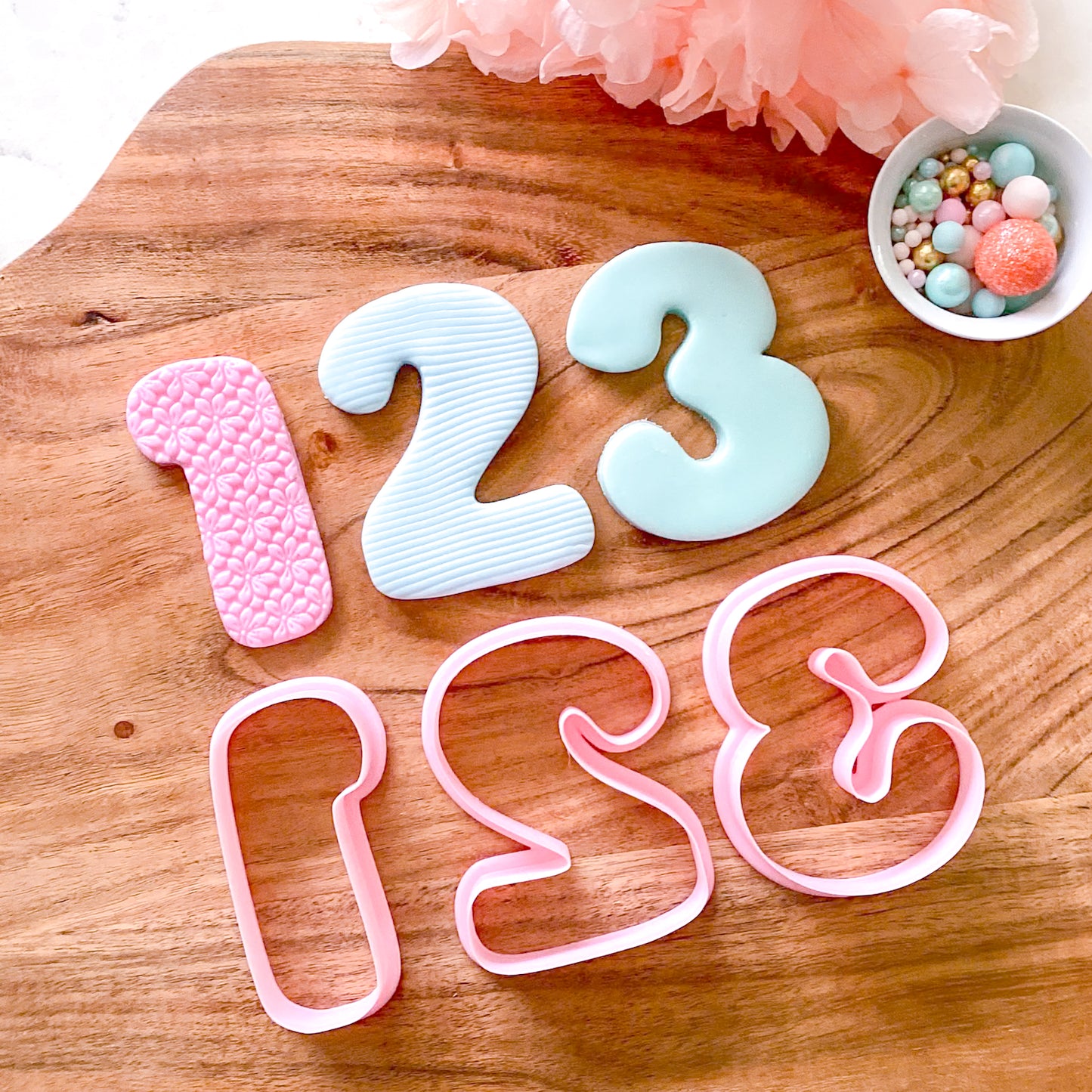 Letters & Number Cutters - Bubble Font