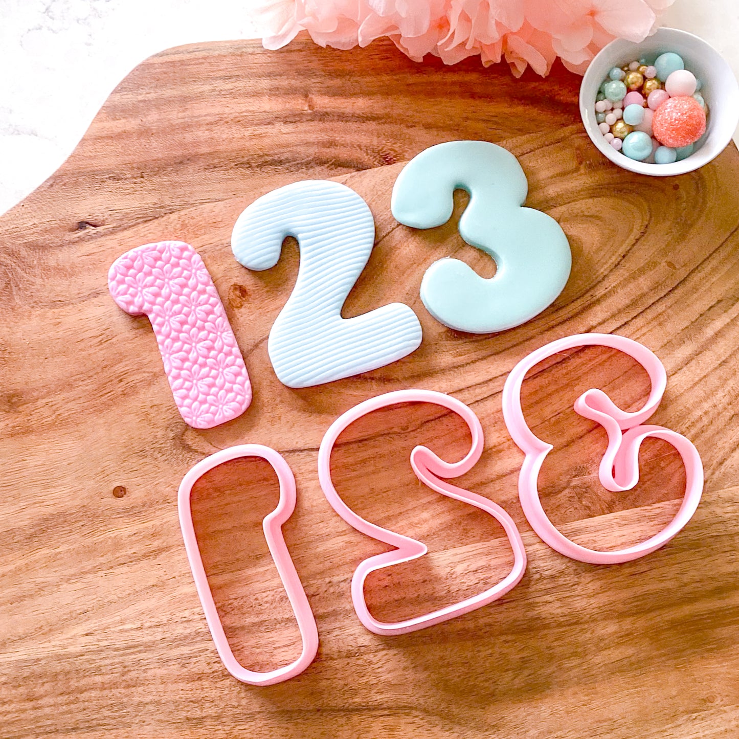 Letters & Number Cutters - Bubble Font