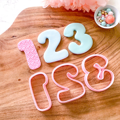 Letters & Number Cutters - Bubble Font