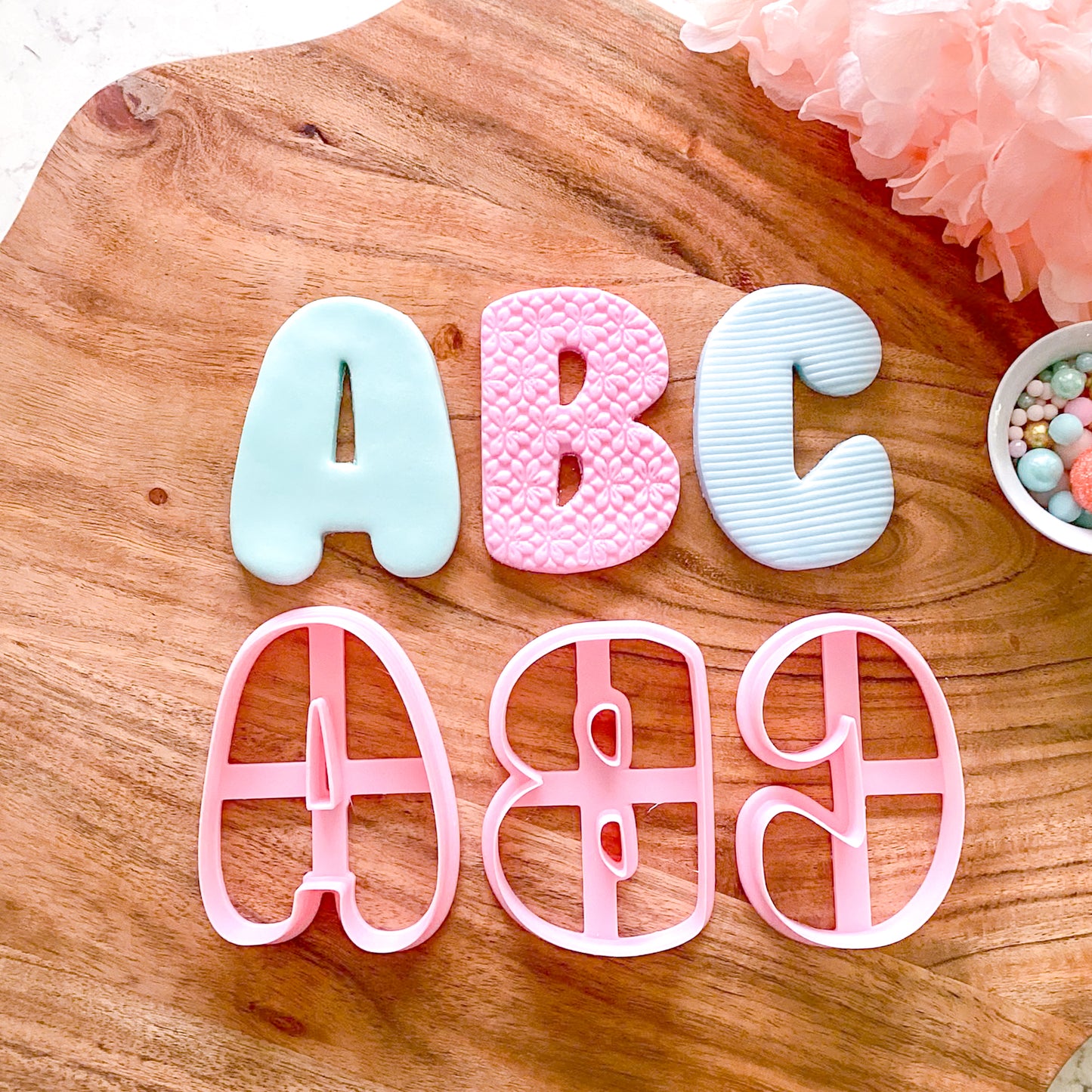 Letters & Number Cutters - Bubble Font