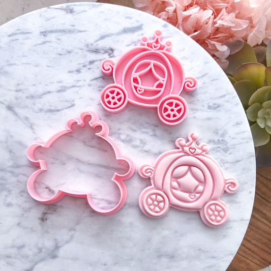 "Pumpkin Carraige" - Cookie Cutter & Stamp