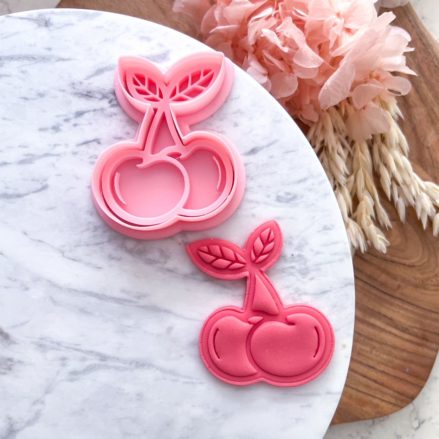"Cherry Bunch" Cookie Cutter & Stamp