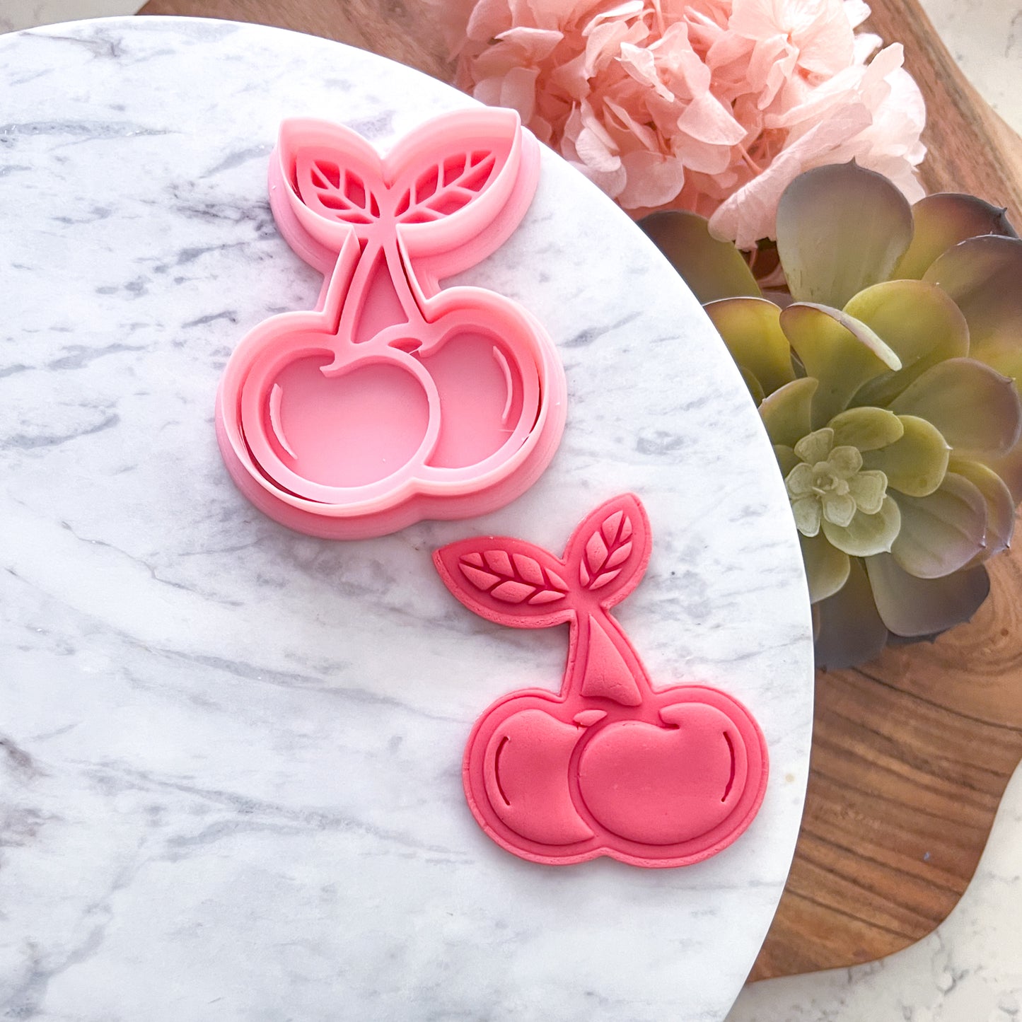 "Cherry Bunch" Cookie Cutter & Stamp