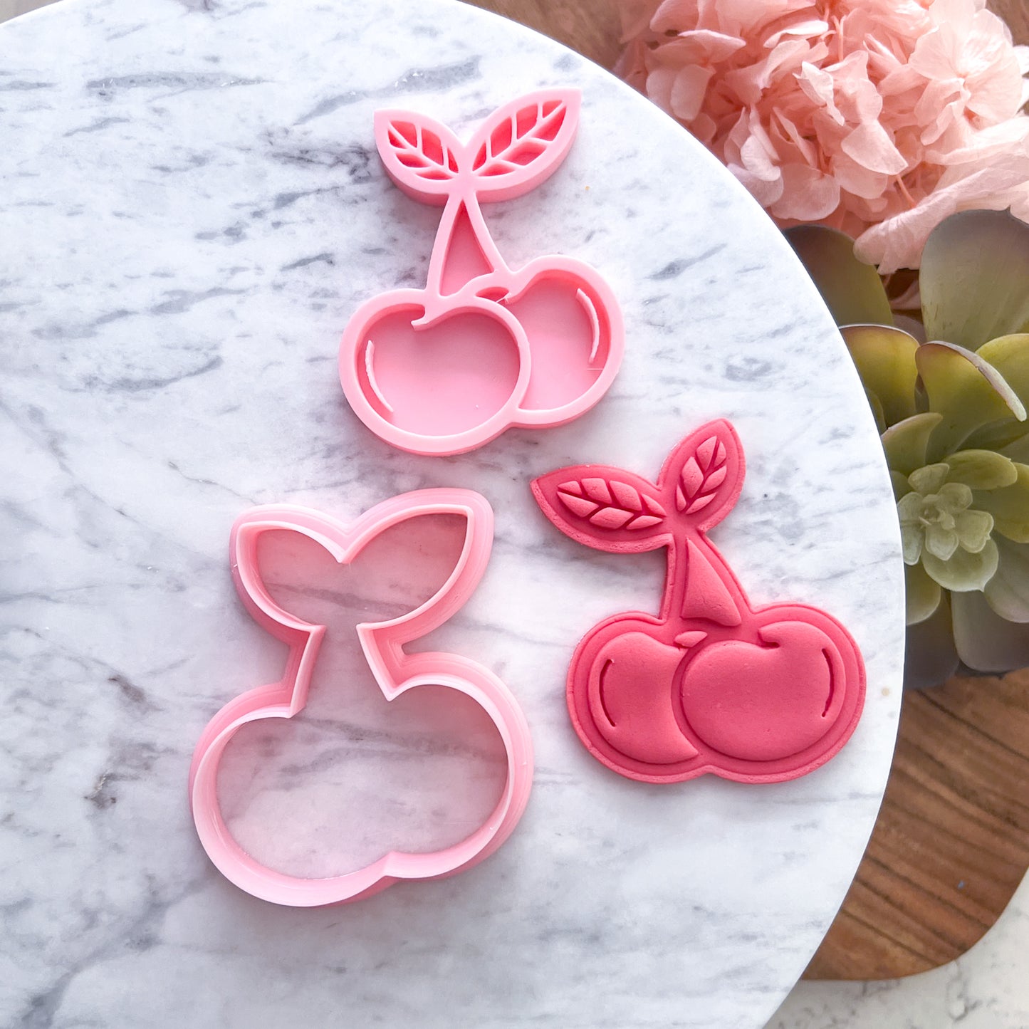 "Cherry Bunch" Cookie Cutter & Stamp