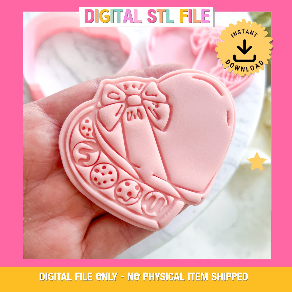 "Chocolate Box" - Cookie Cutter & Stamp