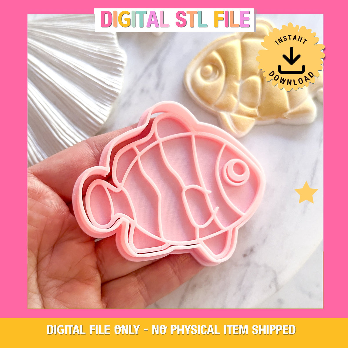 "Clownfish" - Cookie Cutter & Stamp