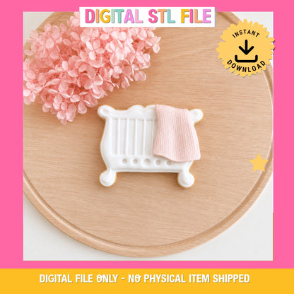 "Baby Cot" Cutter & Stamp