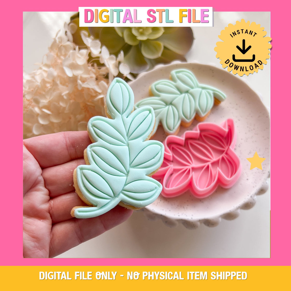 "Leaf #2" - Cookie Cutter & Stamp