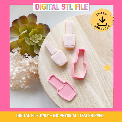 "Nail Polish" - Cookie Cutter & Stamp