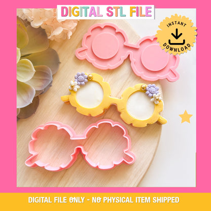 "Daisy Sunnies" - Cookie Cutter & Stamp